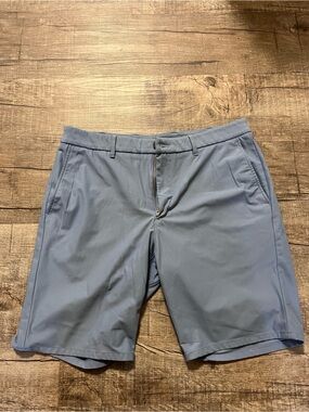 johnnie-O Sky Blue Flat Front Performance Shorts